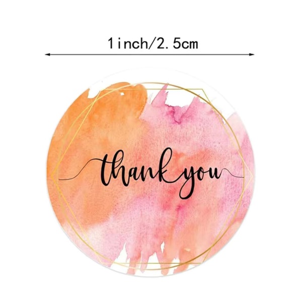 Bundle: 120pcs,Thank You Sticker,Label for Small Business + 500pcs sticker roll - Picture 10 of 11